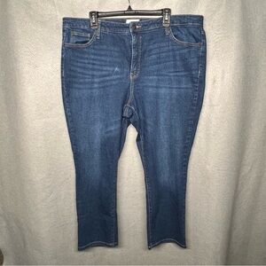 Crown & Ivy Women's Vintage Straight Leg Jeans Size 20W Regular